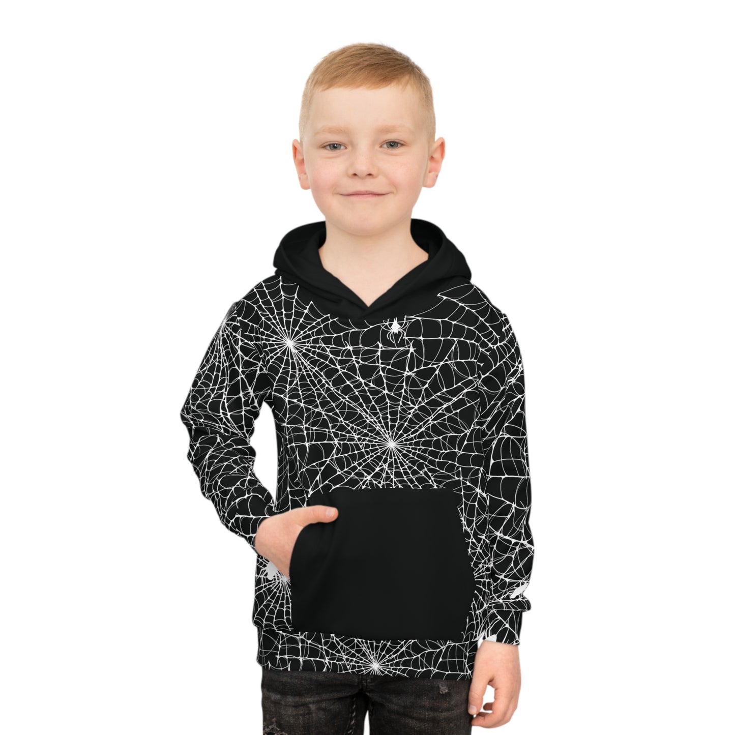 Spider Web Kids Hoodie