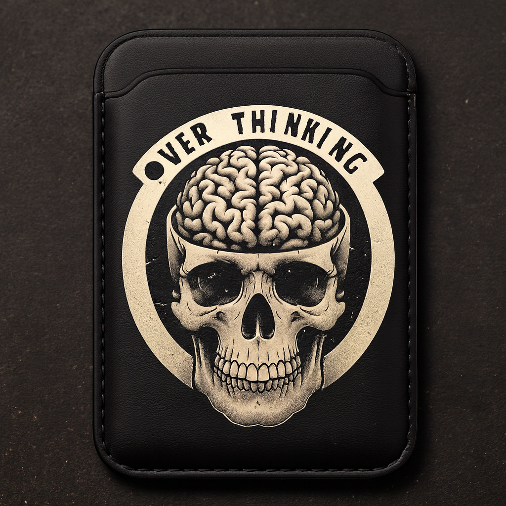Overthinking Skelly Wallet, MagSafe® Compatible