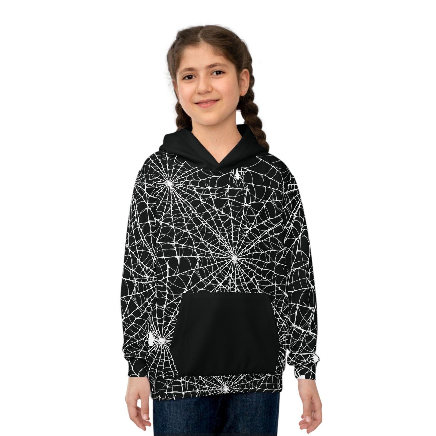 Spider Web Kids Hoodie