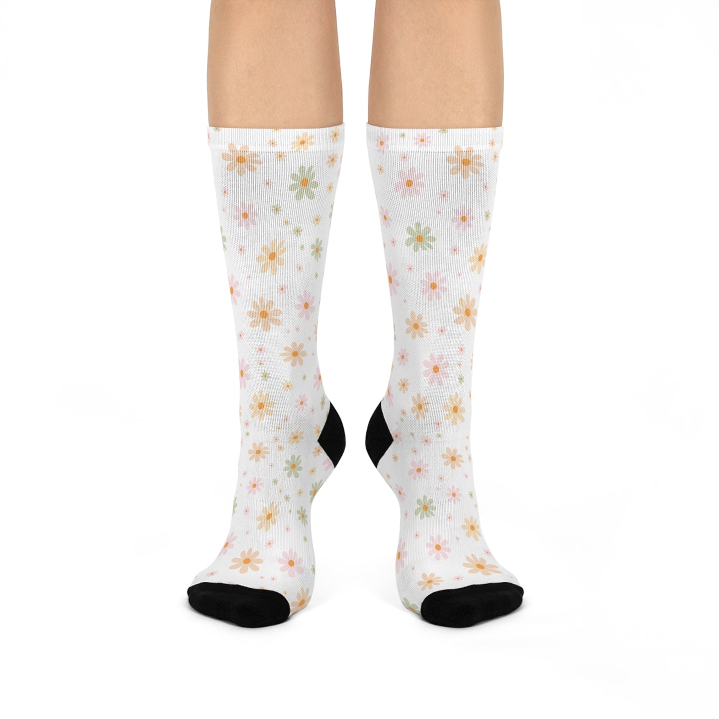 Retro Daisy Crew Sock