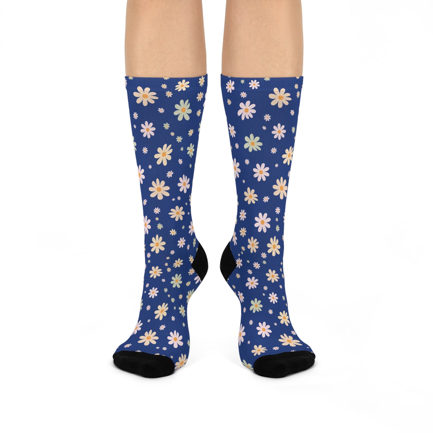Retro Daisy Crew Sock