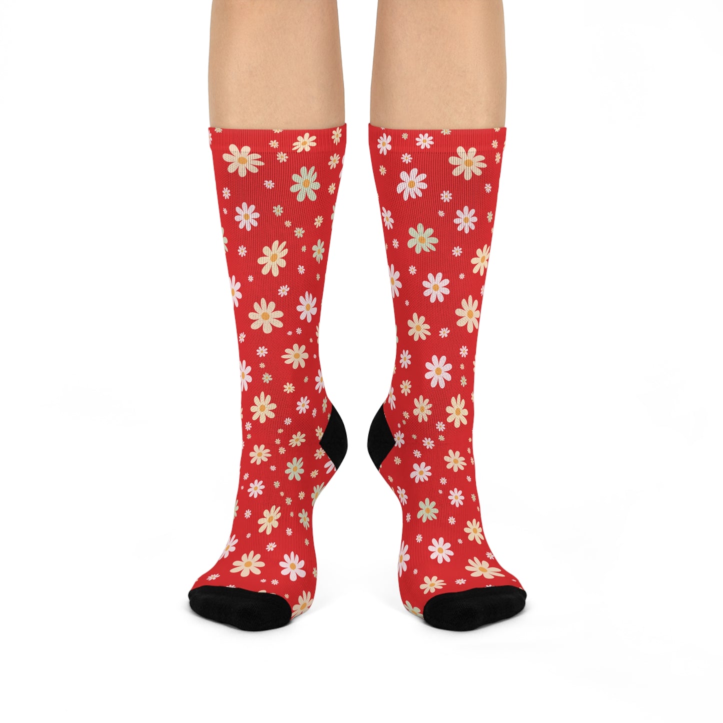 Retro Daisy Crew Sock