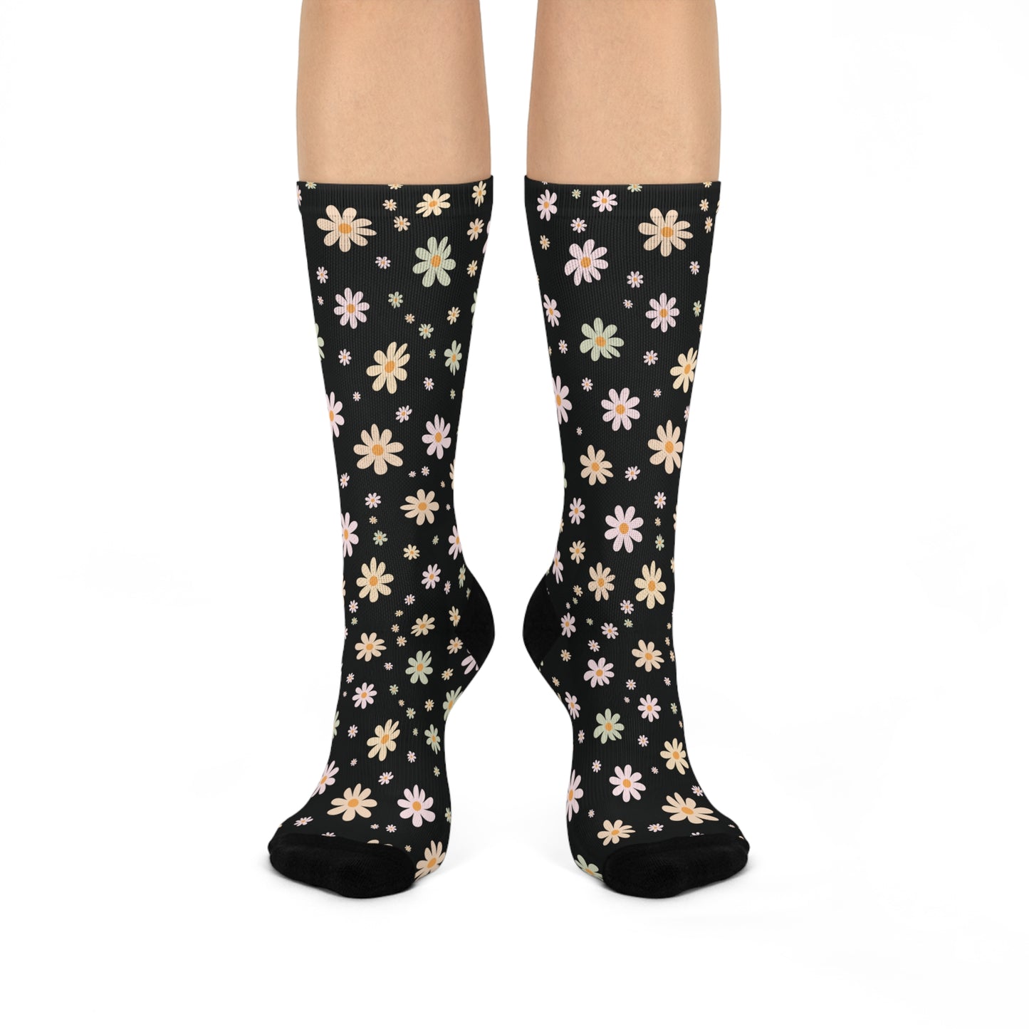 Retro Daisy Crew Sock