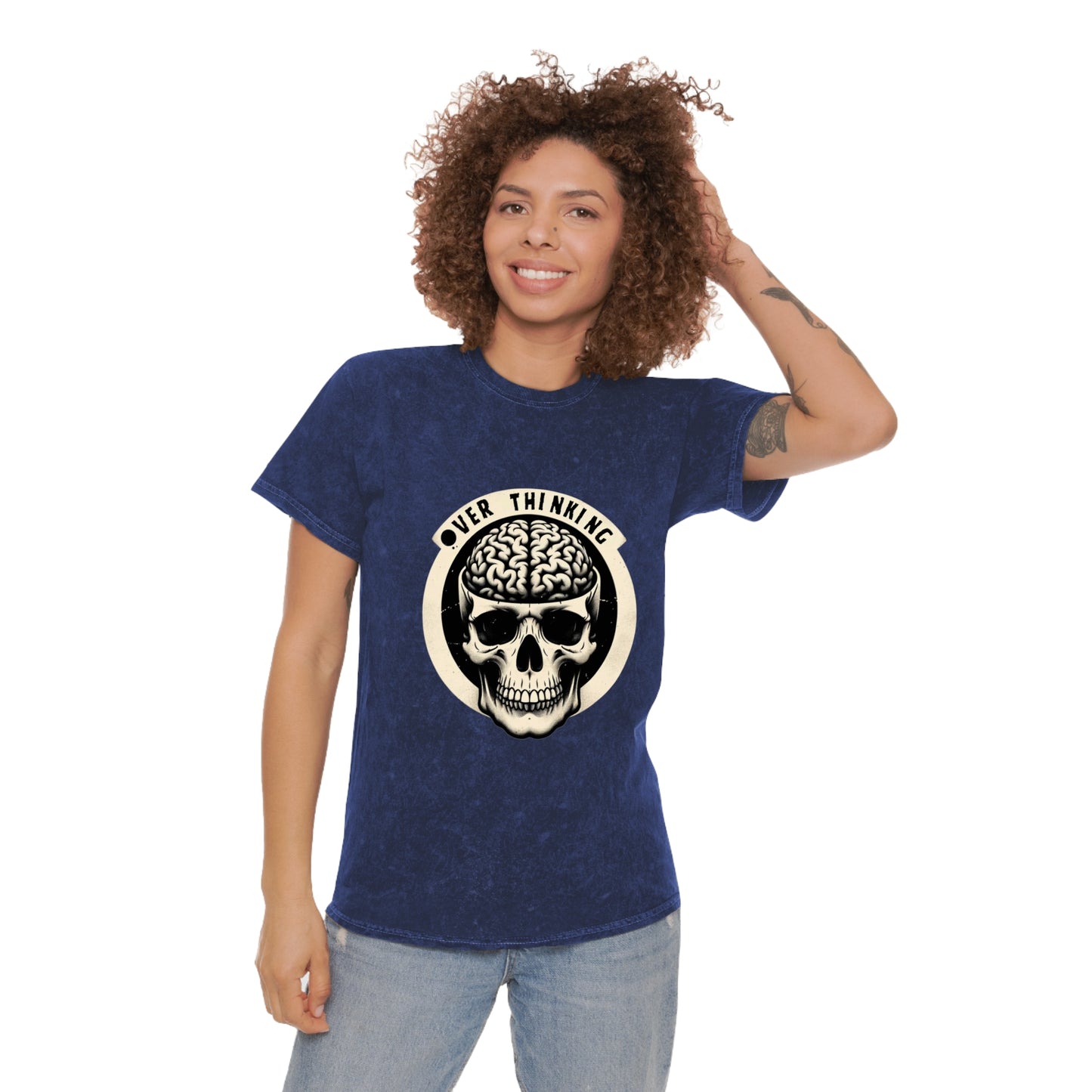 Overthinking Skelly Mineral Wash Tee