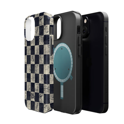 Checkered Magnetic iPhone Case