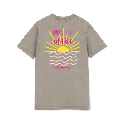 Out of Office Acid Washed Tee