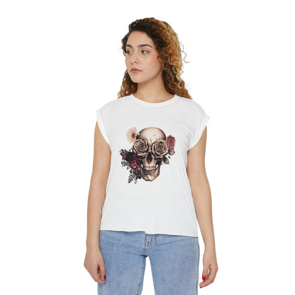 Rustic Garden Skull Muscle Tee