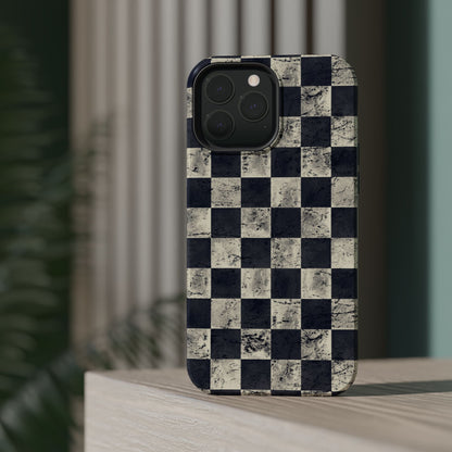 Checkered Magnetic iPhone Case