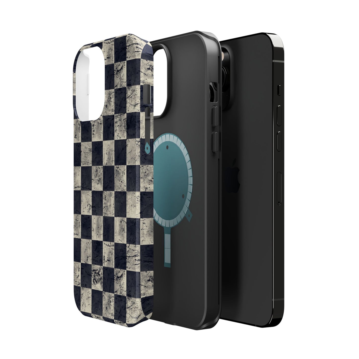 Checkered Magnetic iPhone Case