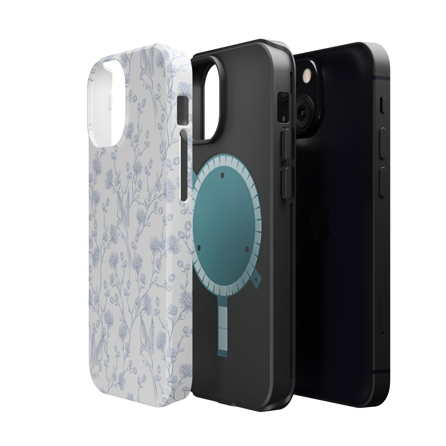 Bluebird Blossom Magnetic iPhone Case