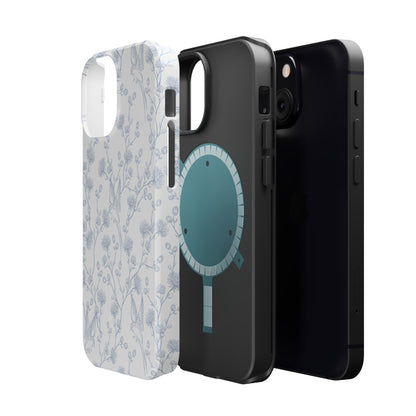 Bluebird Blossom Magnetic iPhone Case