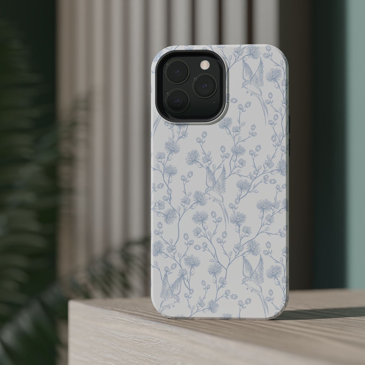 Bluebird Blossom Magnetic iPhone Case