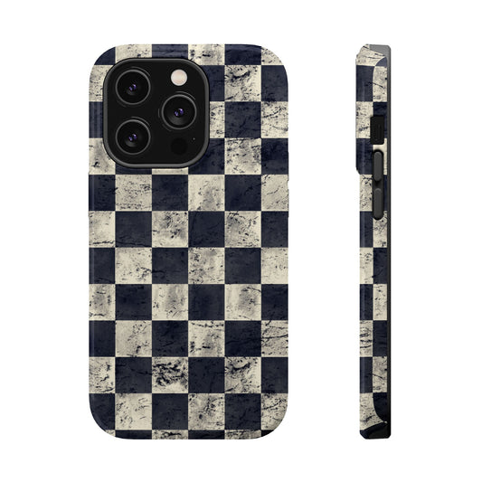 Checkered Magnetic iPhone Case