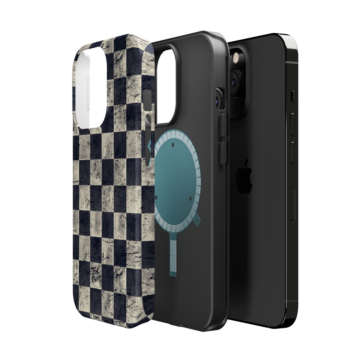 Checkered Magnetic iPhone Case