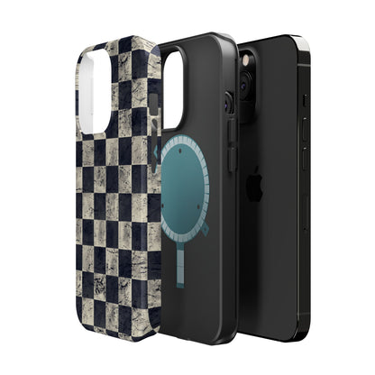 Checkered Magnetic iPhone Case