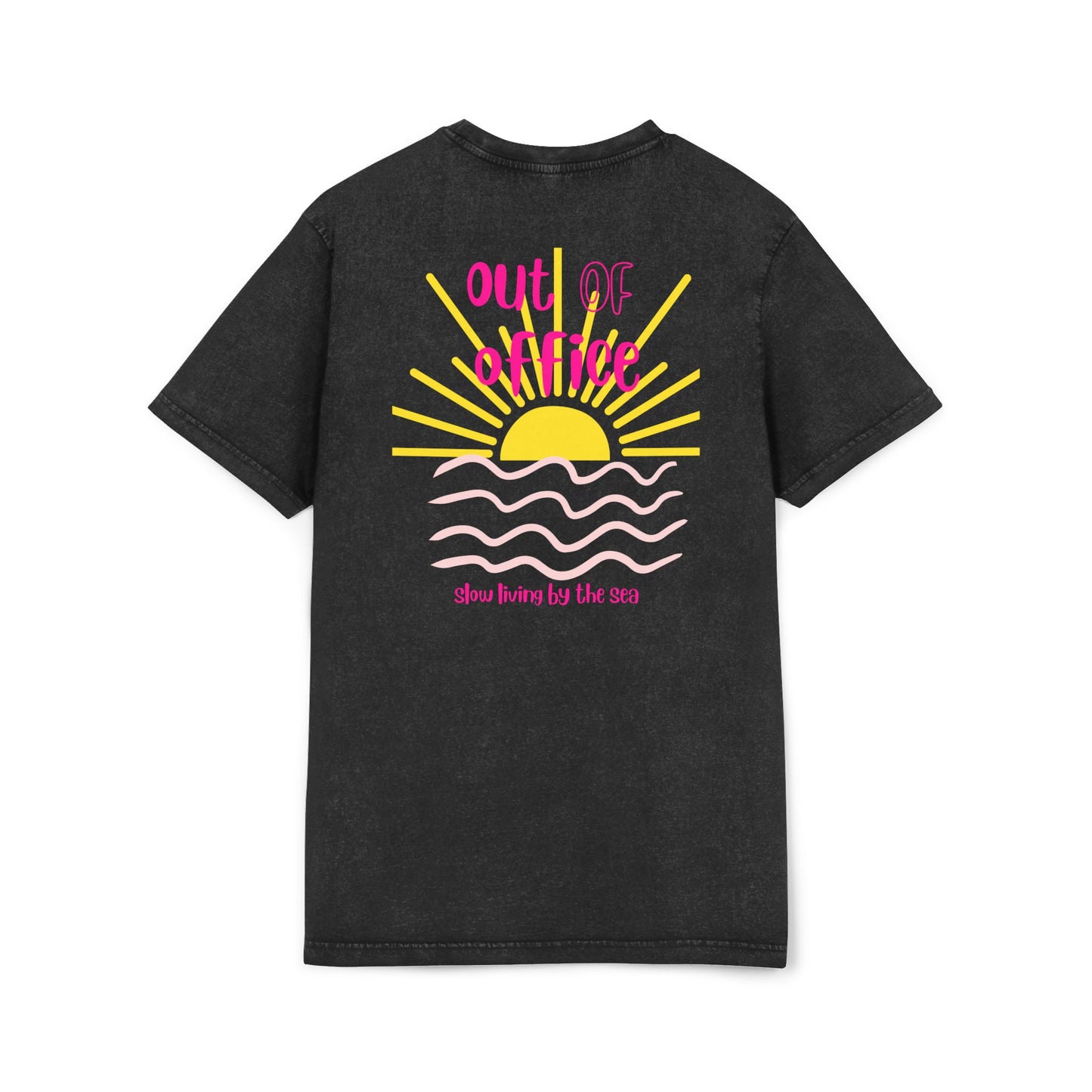 Out of Office Acid Washed Tee