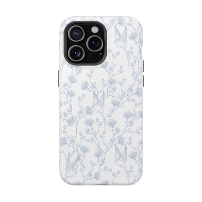 Bluebird Blossom Magnetic iPhone Case