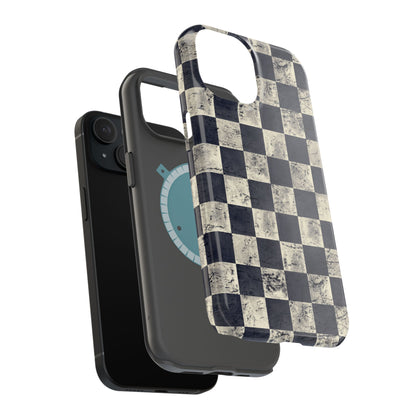 Checkered Magnetic iPhone Case