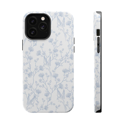 Bluebird Blossom Magnetic iPhone Case