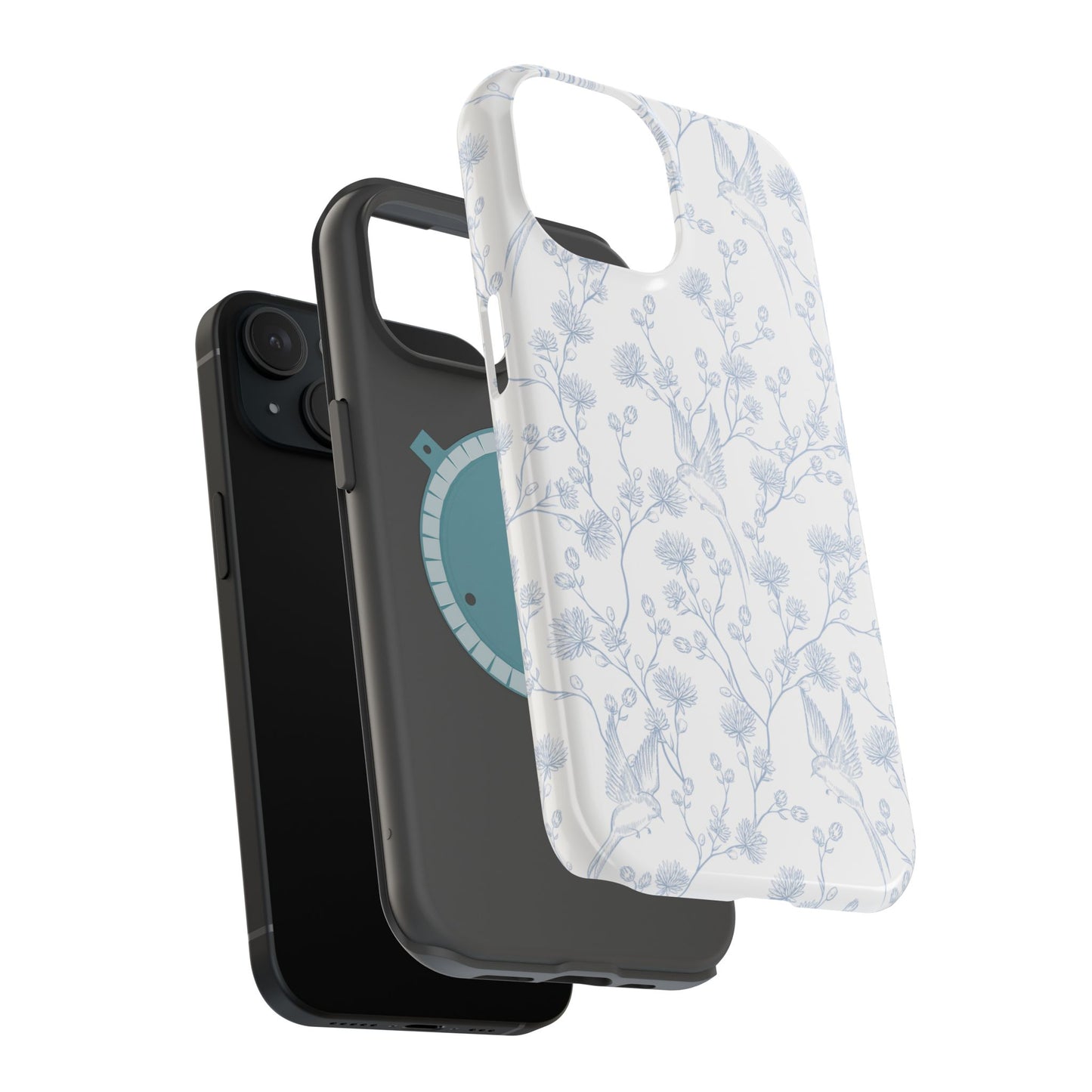 Bluebird Blossom Magnetic iPhone Case
