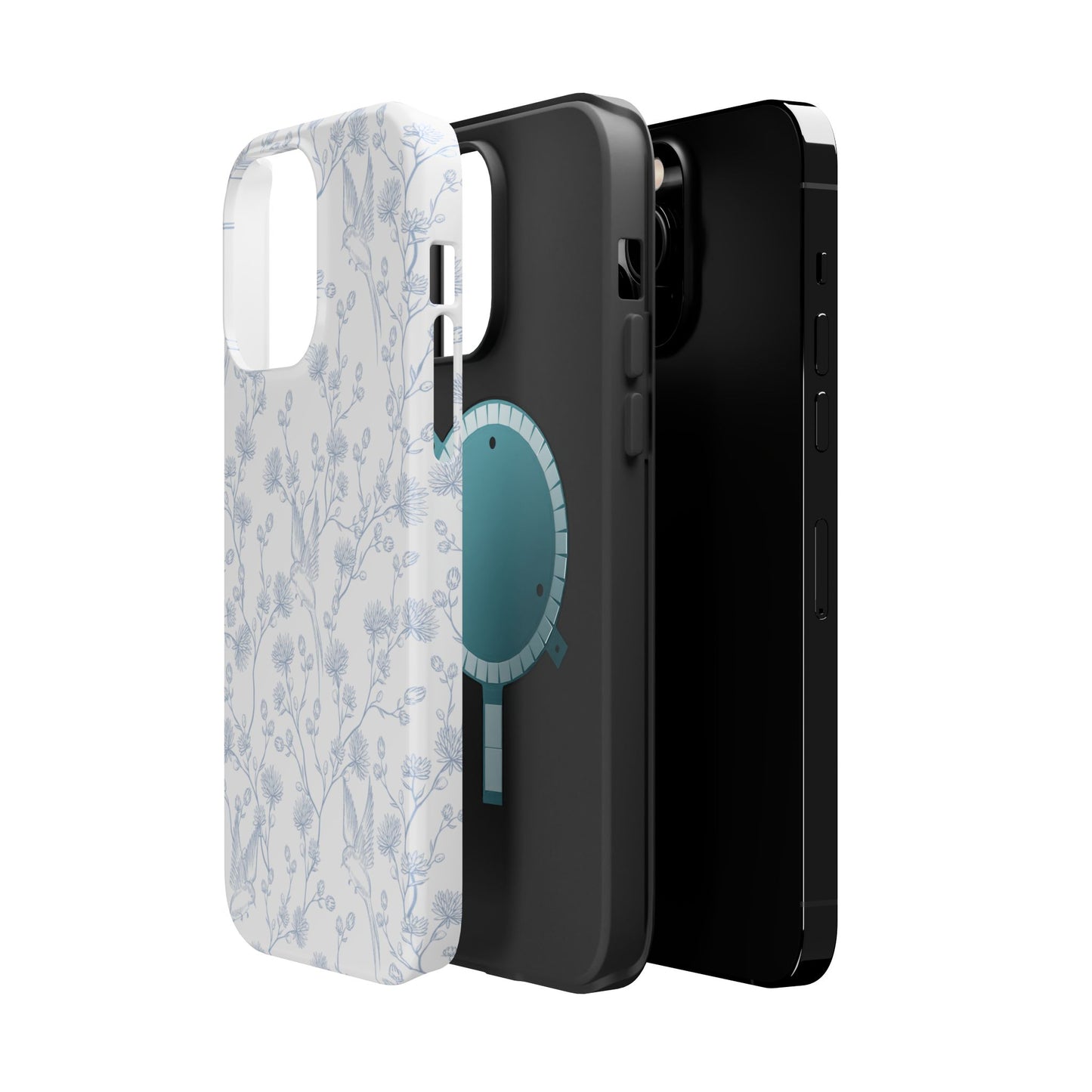 Bluebird Blossom Magnetic iPhone Case
