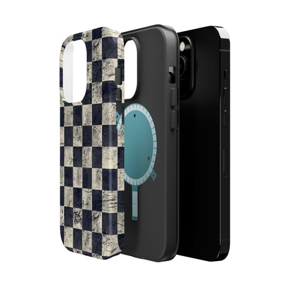 Checkered Magnetic iPhone Case