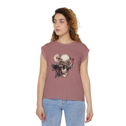 Rustic Garden Skull Muscle Tee