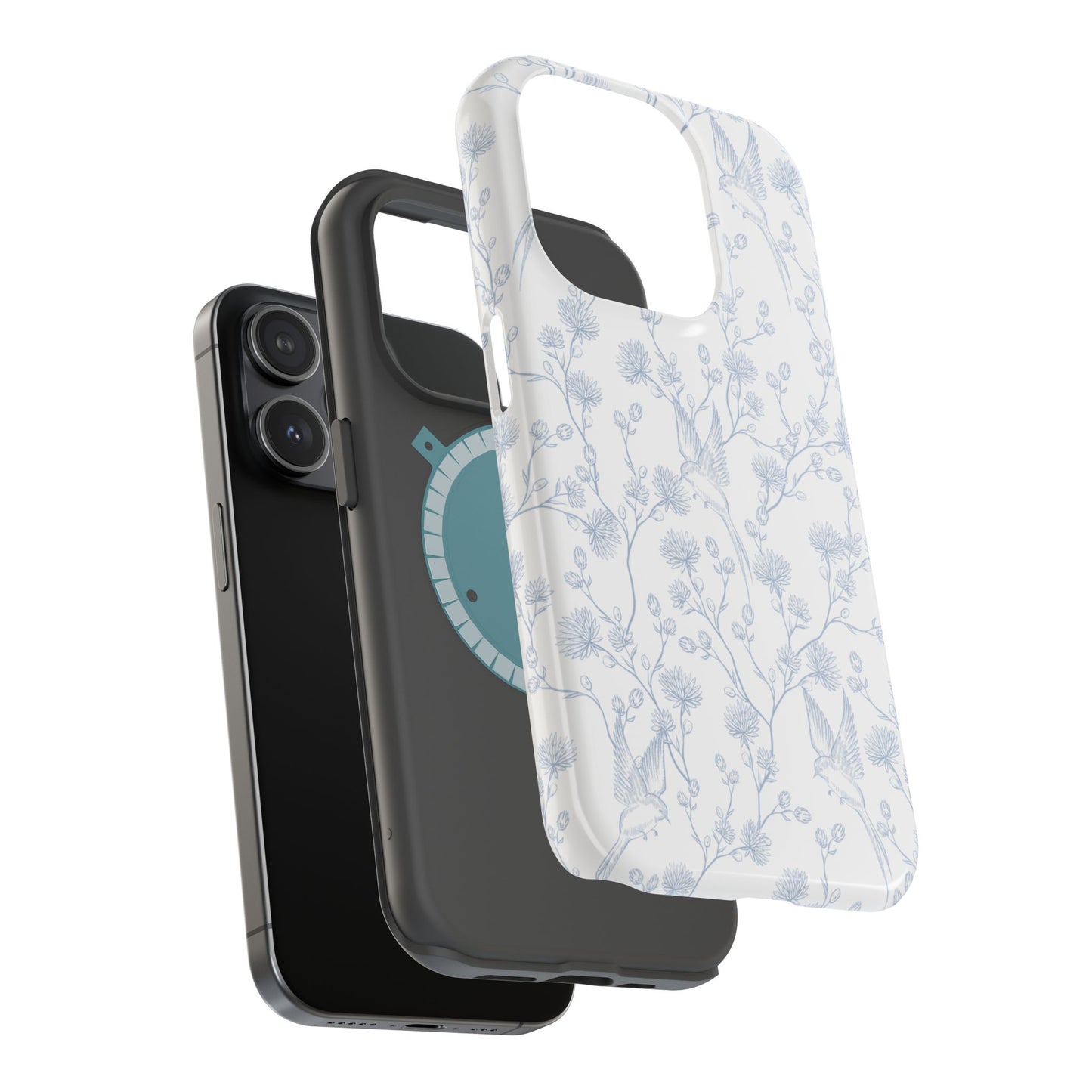 Bluebird Blossom Magnetic iPhone Case