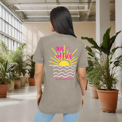 Out of Office Acid Washed Tee