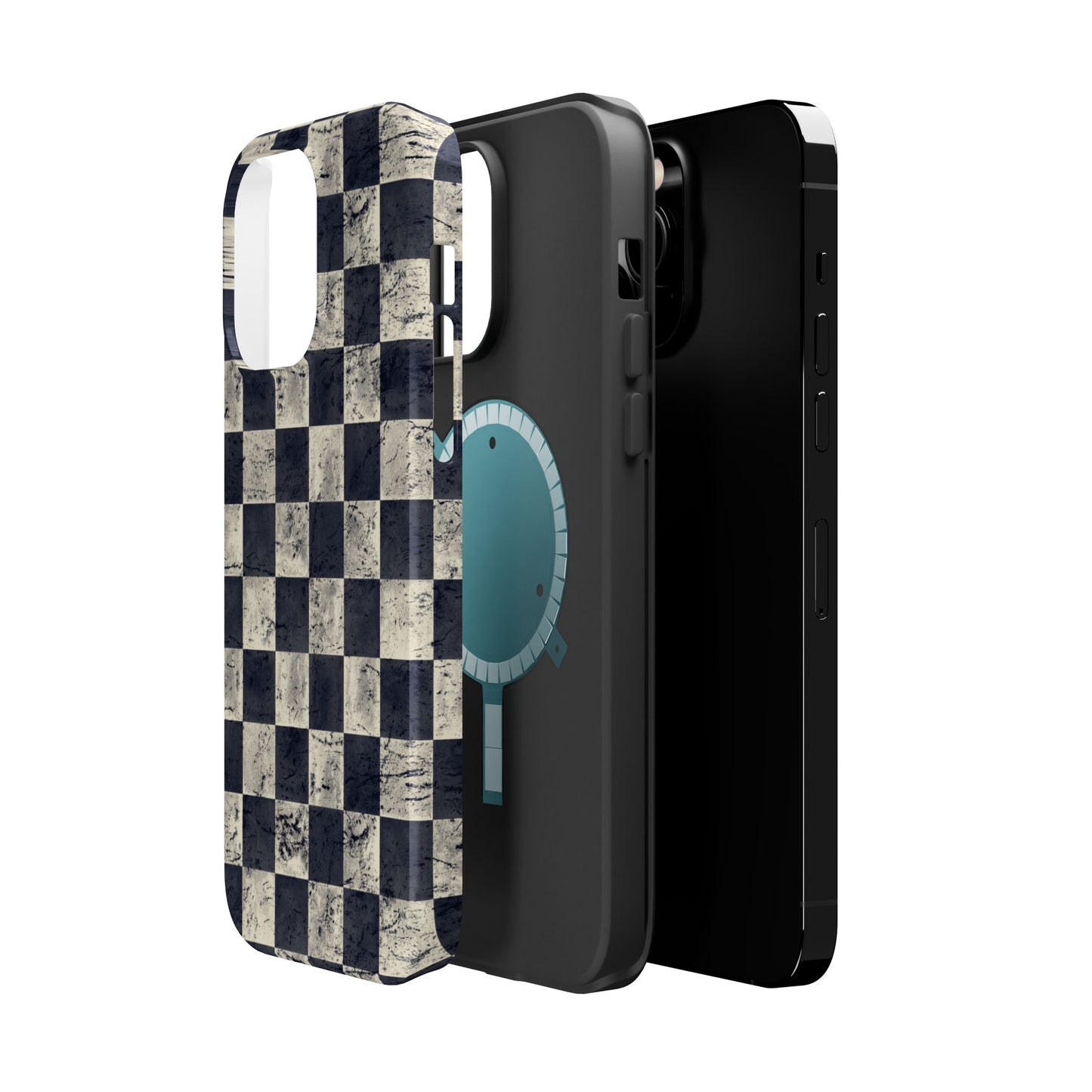 Checkered Magnetic iPhone Case
