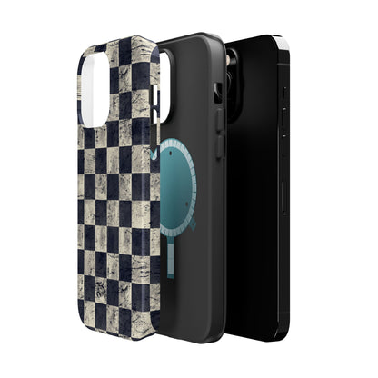 Checkered Magnetic iPhone Case