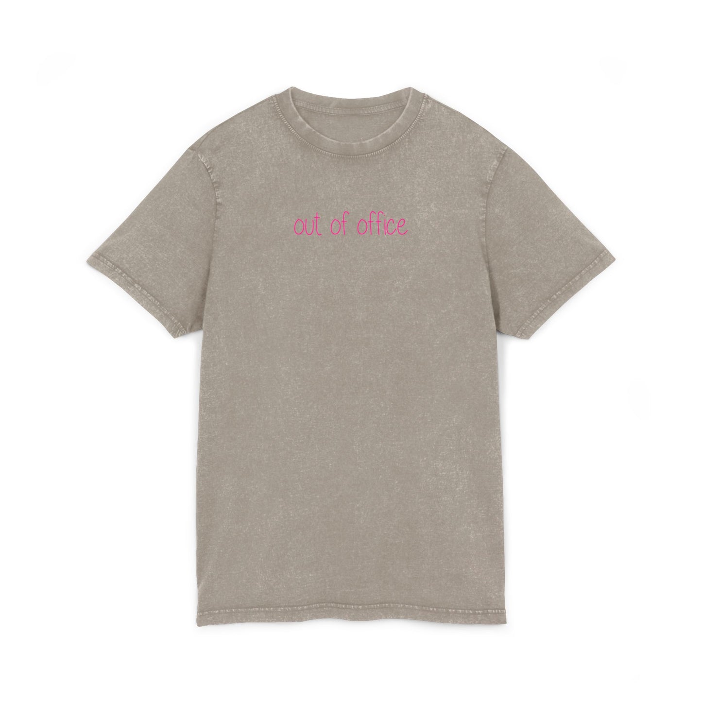Out of Office Acid Washed Tee