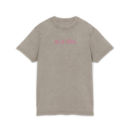 Out of Office Acid Washed Tee
