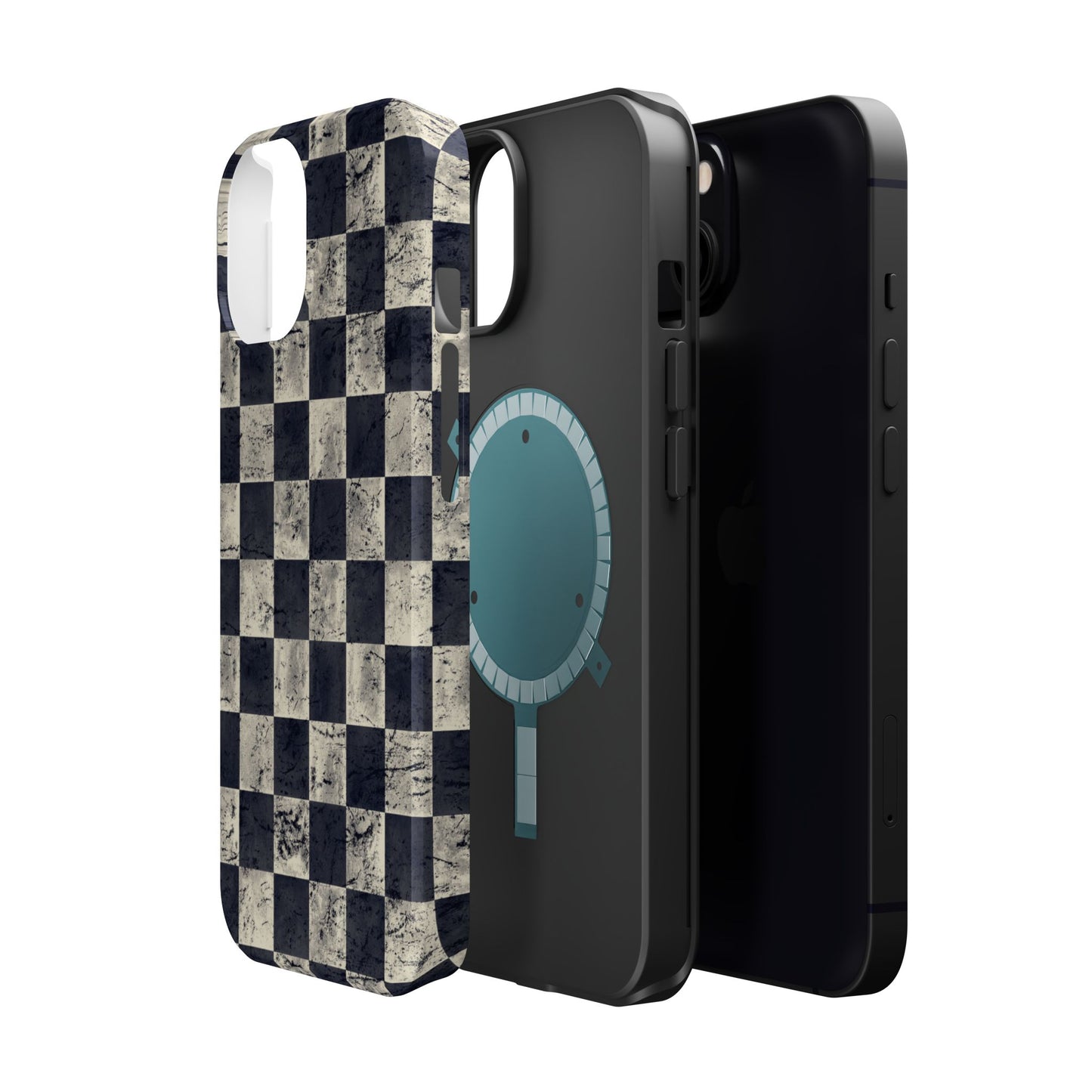 Checkered Magnetic iPhone Case