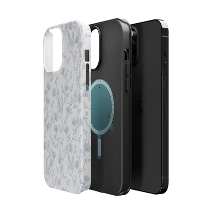 Bluebird Blossom Magnetic iPhone Case