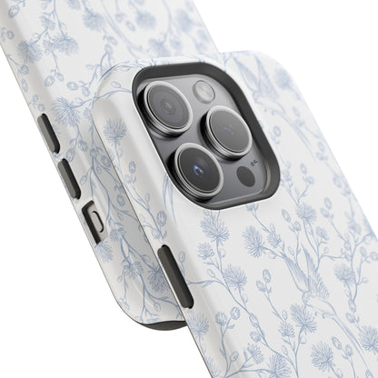 Bluebird Blossom Magnetic iPhone Case