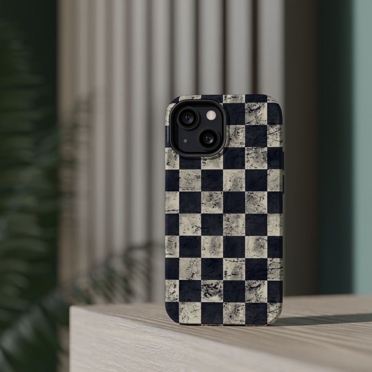 Checkered Magnetic iPhone Case