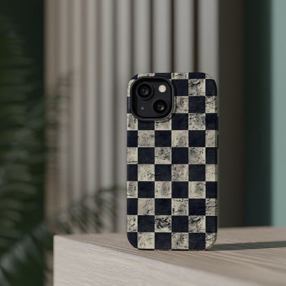Checkered Magnetic iPhone Case