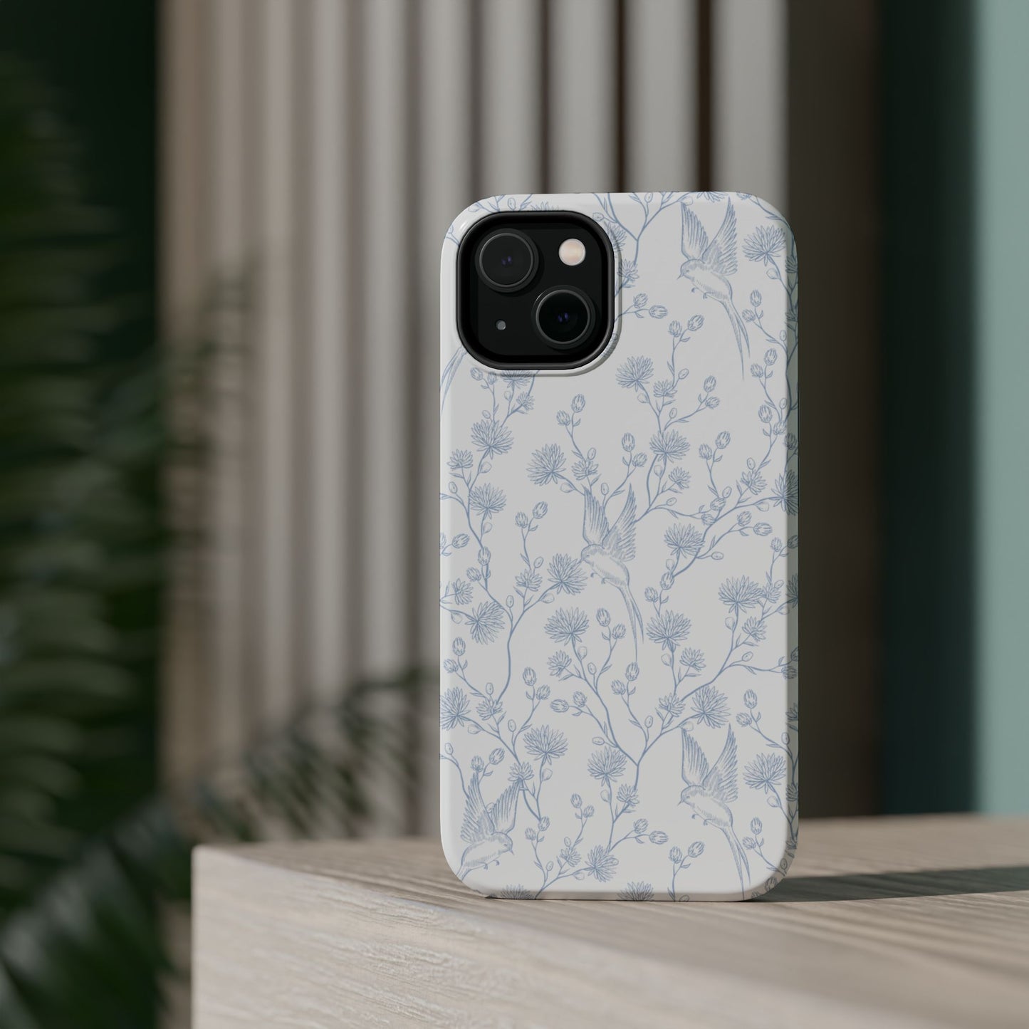 Bluebird Blossom Magnetic iPhone Case