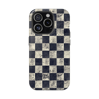 Checkered Magnetic iPhone Case