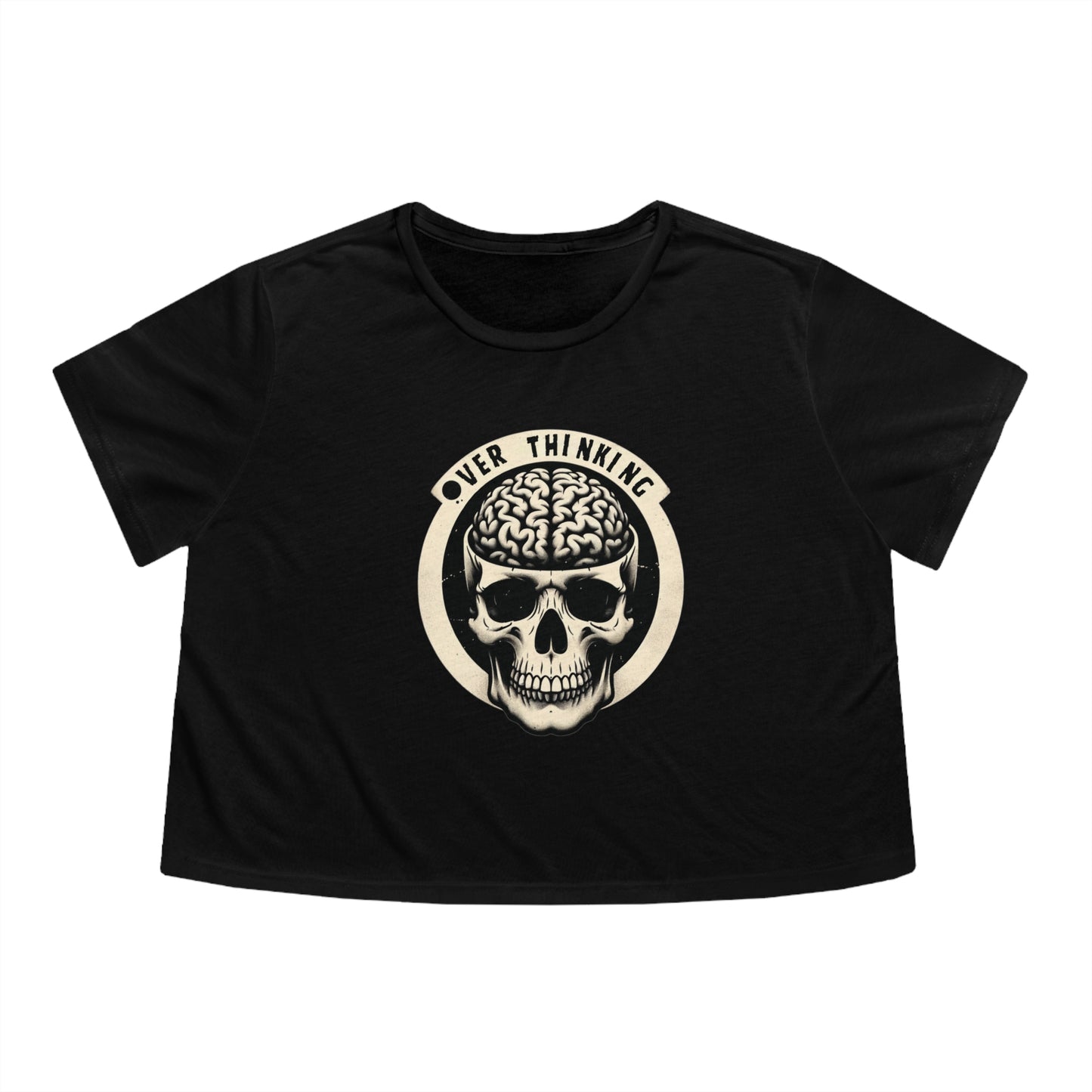 Overthinking Skelly Crop Top