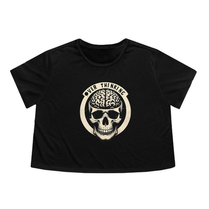 Overthinking Skelly Crop Top