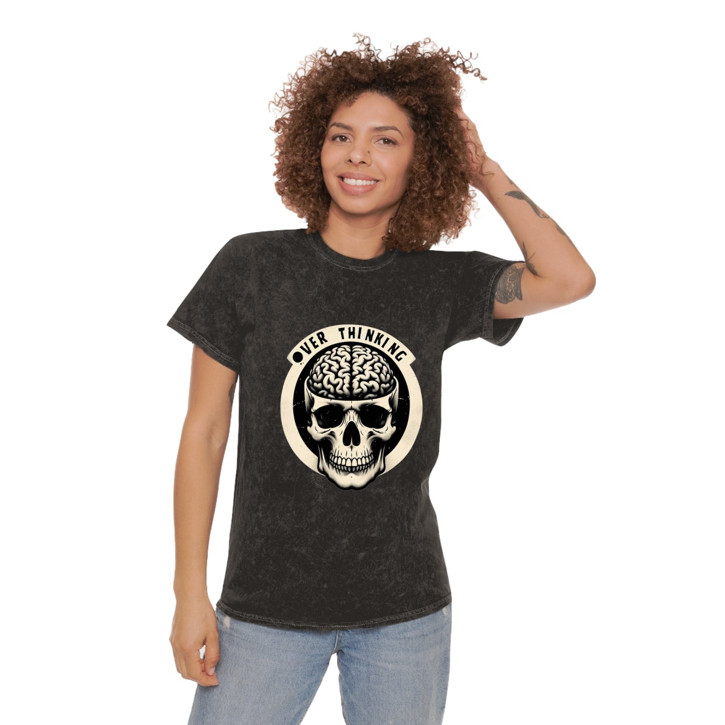 Overthinking Skelly Mineral Wash Tee
