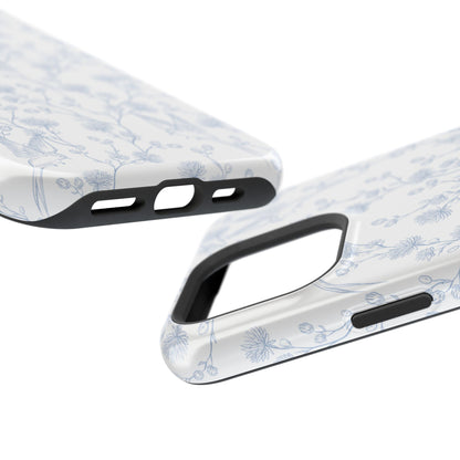 Bluebird Blossom Magnetic iPhone Case