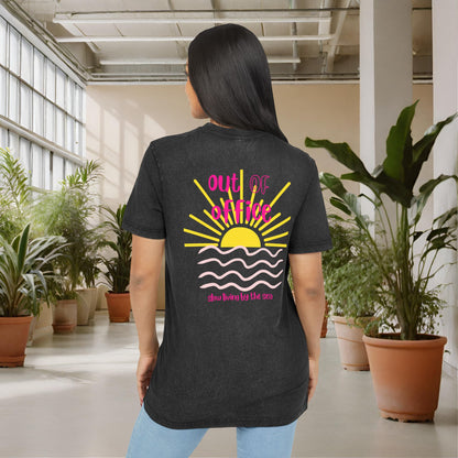 Out of Office Acid Washed Tee
