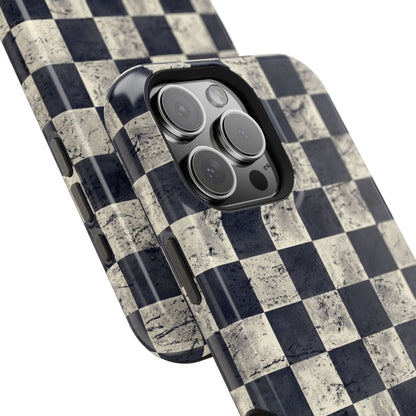 Checkered Magnetic iPhone Case