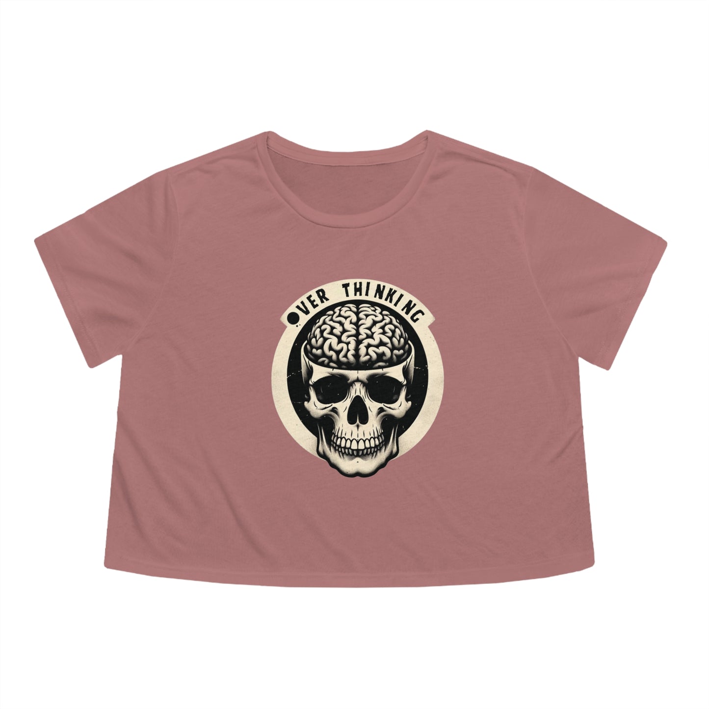 Overthinking Skelly Crop Top
