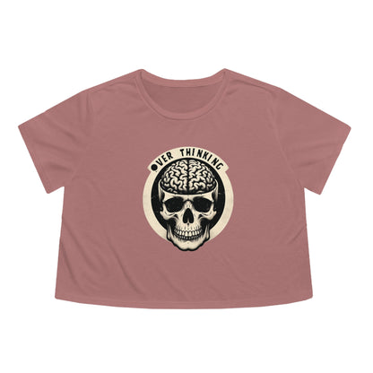 Overthinking Skelly Crop Top