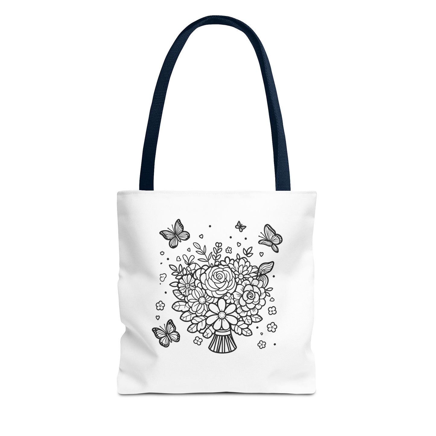 Color Me Flowers Tote Bag