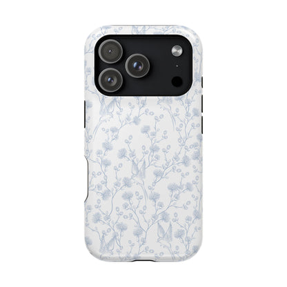 Bluebird Blossom Magnetic iPhone Case